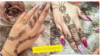 henna mehndi simple design 2021 ألطف وأرق نقش حناء