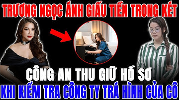 Trương Ngọc Ánh Giấu Tiền Trong Két Sắt – Công An Thu Giữ Hồ Sơ Bí Mật Khi Kiểm Tra Công Ty Cô