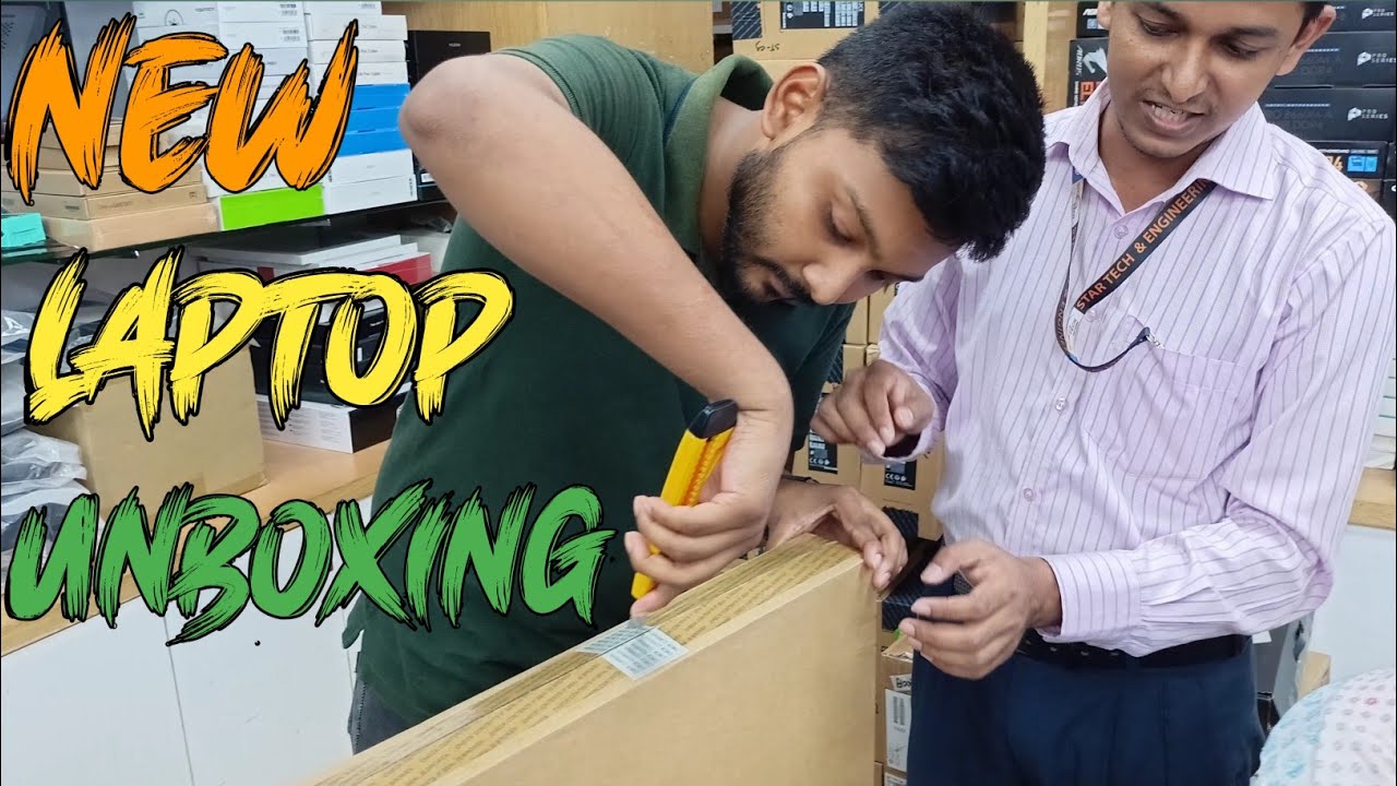 Enwlap Box New laptop unboxing 😁🤐#laptop #unboxing #pc #hp #laptopunboxing # ...