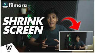 Cara Mengecilkan Layar dalam Video / Shrink Screen Filmora X screenshot 1