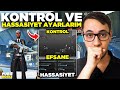 KONTROL VE HASSASİYETLERİM 😱 !! | PUBG MOBİLE