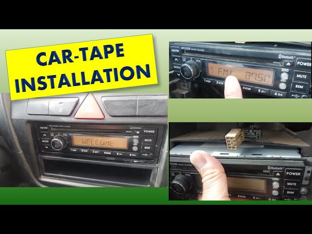 143 how to install car tape 