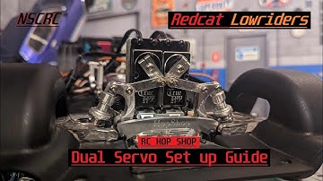 Redcat RC Lowriders Hop Shop Dual Servo Kit Servo Horn Fitment Guide