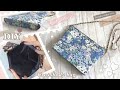 簡単♪内ポケット付サコッシュ*トラベルポーチの作り方🌷100均エコレザーもOK✨隠し折りマチ&amp;ファスナーの端処理の仕方ーDIYーHow to make a crossbody bag*型紙