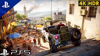 Ps5 Pro Uncharted 4 - The Best Chase In Gaming History Ultra Realistic Graphic Gameplay 4K60Fps