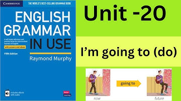 English Grammar in Use (Intermediate)- Unit-20: I’m going to do