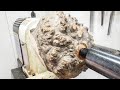 Woodturning - What&#39;s Amazing !!【職人技】古木から宝石！