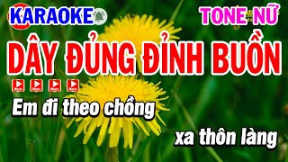 Karaoke Dây Đủng Đỉnh Buồn Tone Nữ Nhạc Sống Karaoke Remix | Karaoke Phi Long