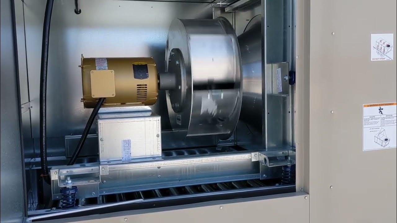 Daikin Rebel Rooftop Fan Starting and Running YouTube