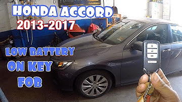 Key FOB Battery relacement on 2013 2017 ACCORD