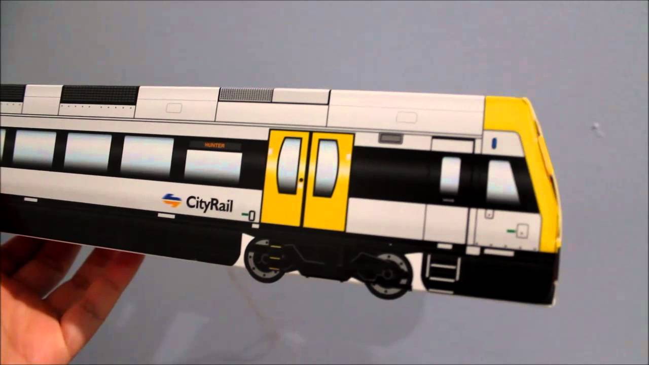 CityRail Hunter RailCar Train Model/Moneybox - YouTube