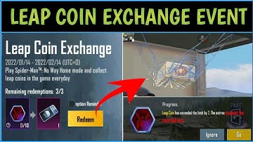 How To Get Leap Coin In Bgmi | Leap Coin Exchange Event In Bgmi
