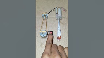 How to run smoke producers machine with dc motor