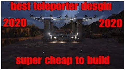9X9 Tek teleporter desgin|Best for Official |Ark survival EVOLVED 2020