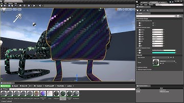 UE4 Carbon fiber + iridescence shaders. Test II