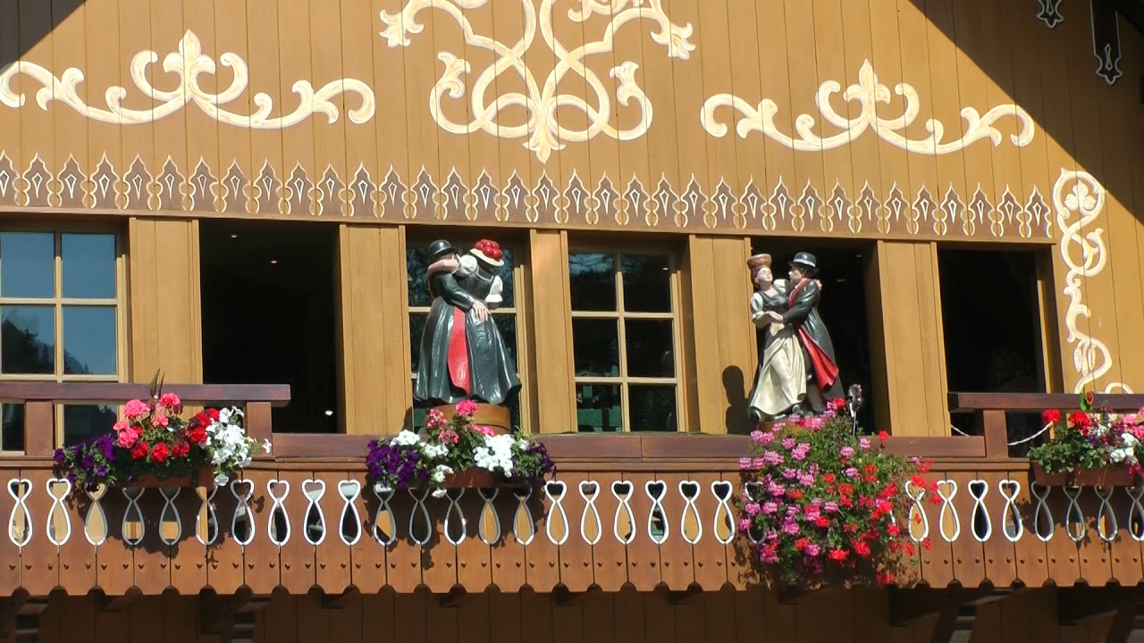 Cuckoo Clock Company factory building Black Forest Zurich Switzerland Clock tolls the half hour