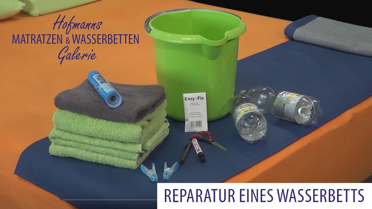 Wie repariere ich mein Wasserbett? 