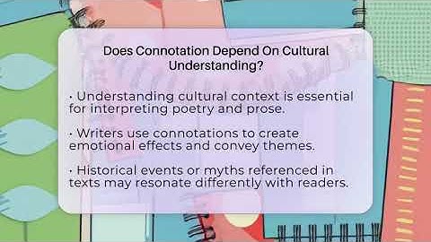 Does Connotation Depend On Cultural Understanding? - The Prose Path