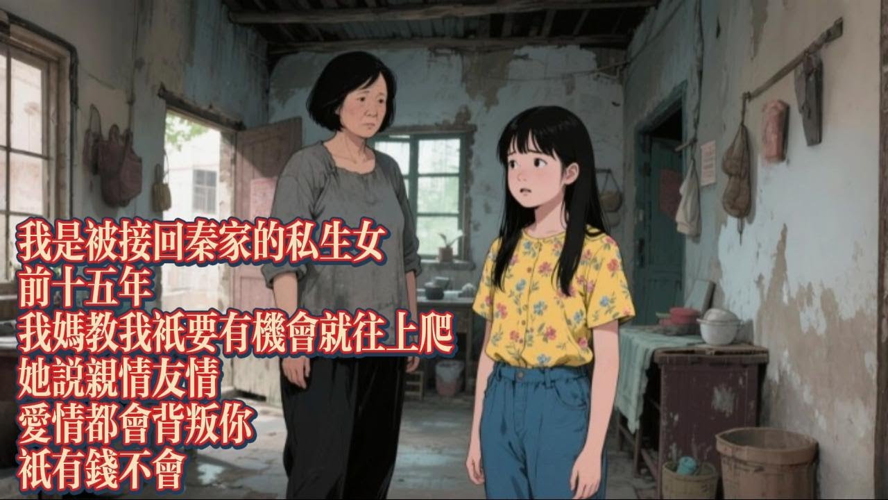 我是被接回秦家的私生女，前十五年，我妈教我，只要有机会就往上爬，她说亲情友情爱情都会背叛你｜恐怖动漫｜悬疑动漫｜虐心动漫