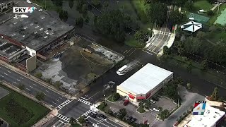 Flooded areas in Northeast Florida following Hurricane Ian