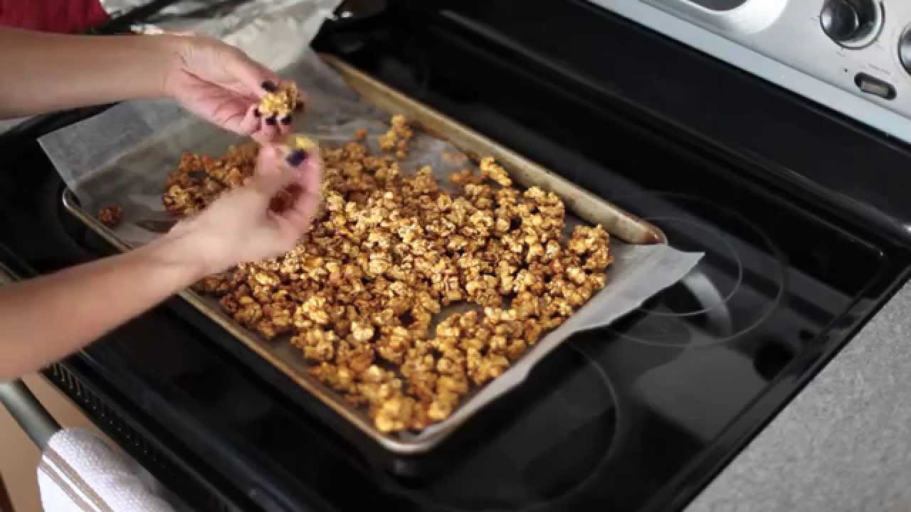 Salted Caramel Popcorn Recipe YouTube