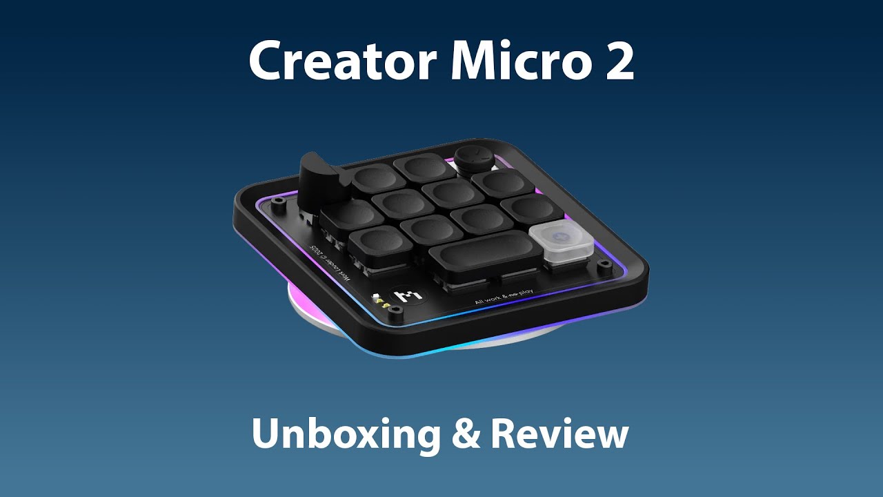 Creator Micro 2 Unboxing Setup and Review - YouTube