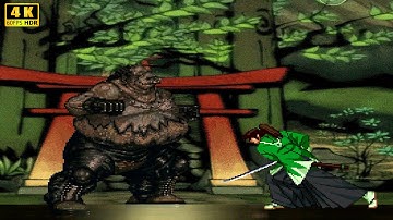 Samurai Blade Vs Pig Brute! Okita Souji Vs Buta Yaro MUGEN: The Most Ridiculous Sword Duel! 4K 60FPS