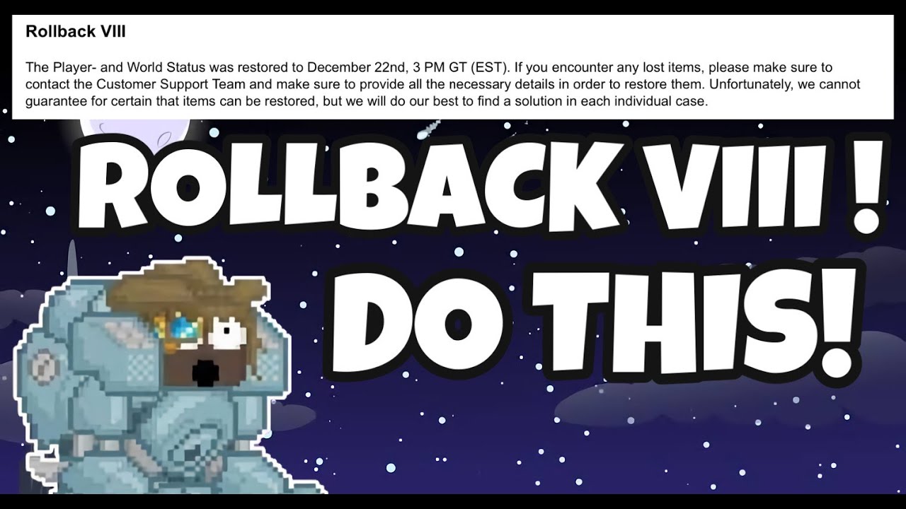 ROLLBACK VIII - YOU SHOULD DO THIS!! - Growtopia