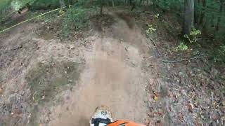 HVMC Family Enduro, Ol Dad making a loop in the PM     -Monshu Racing-