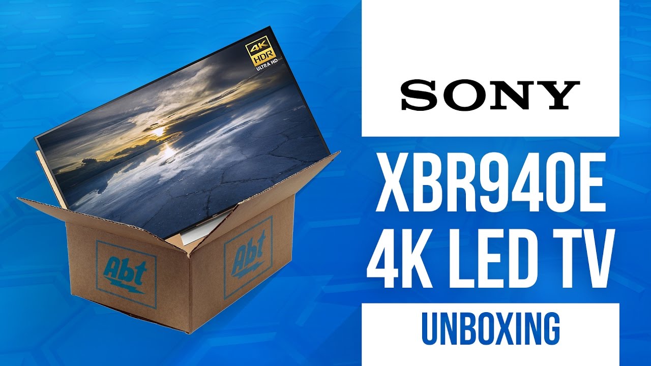 Unboxing: Sony XBR75X940E 4K LED X940E - YouTube