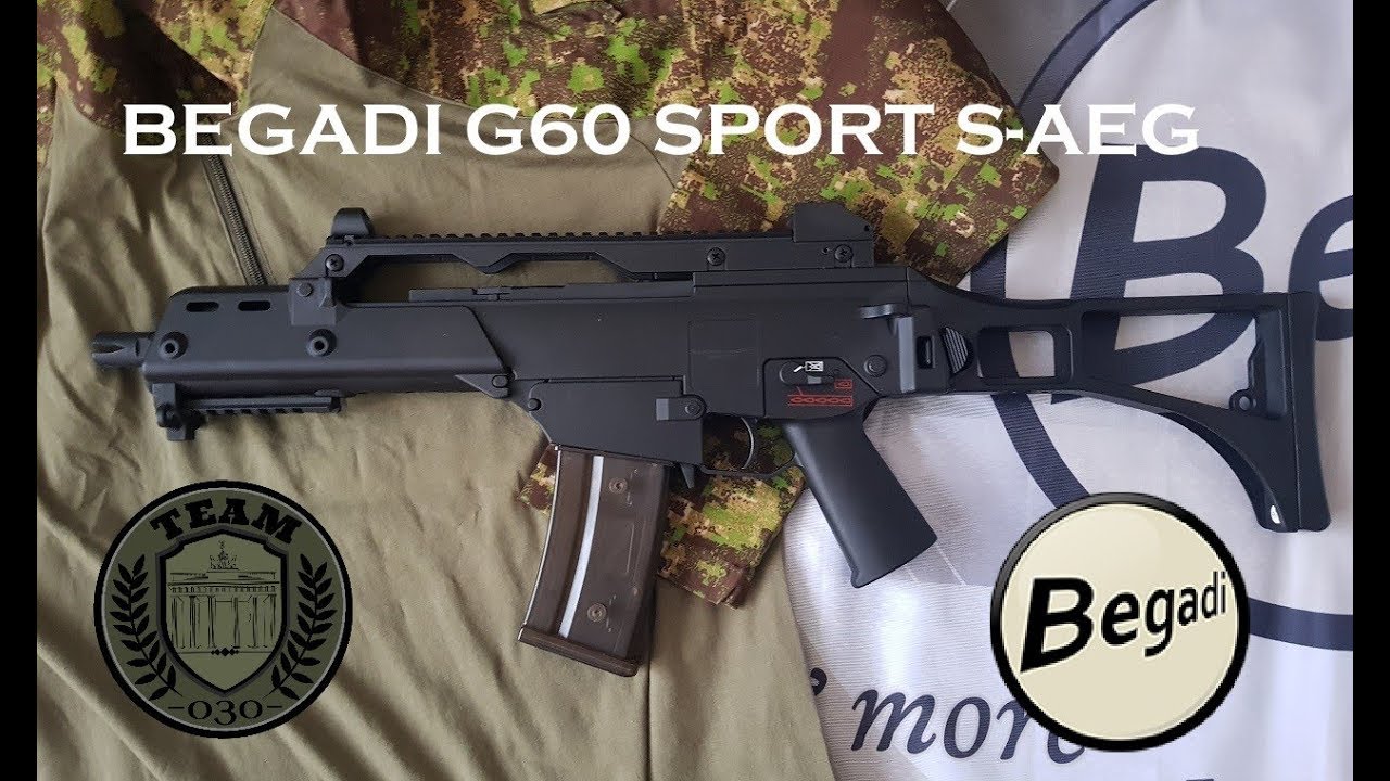 [REVIEW] BEGADI G60 Sport S-AEG G36C AIRSOFT REVIEW - YouTube