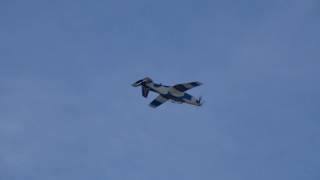 Hellenic Air Force T-6 Daedalus demo display over Flisvos Marina