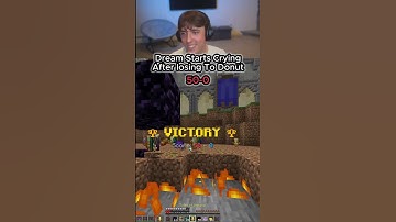 Dream Starts CRYING After Losing 50-0 😭🙏💀💀 #minecraft #gaming #donutsmp