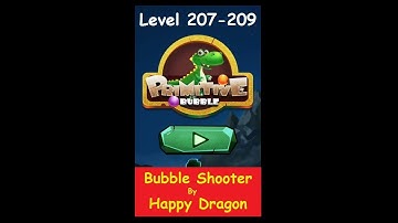 Bubble Shooter Level 207-209 | Bubble Shooter Happy Dragon | Gaming Zone
