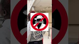 How to walk through the weapons detector at Schenectady High School