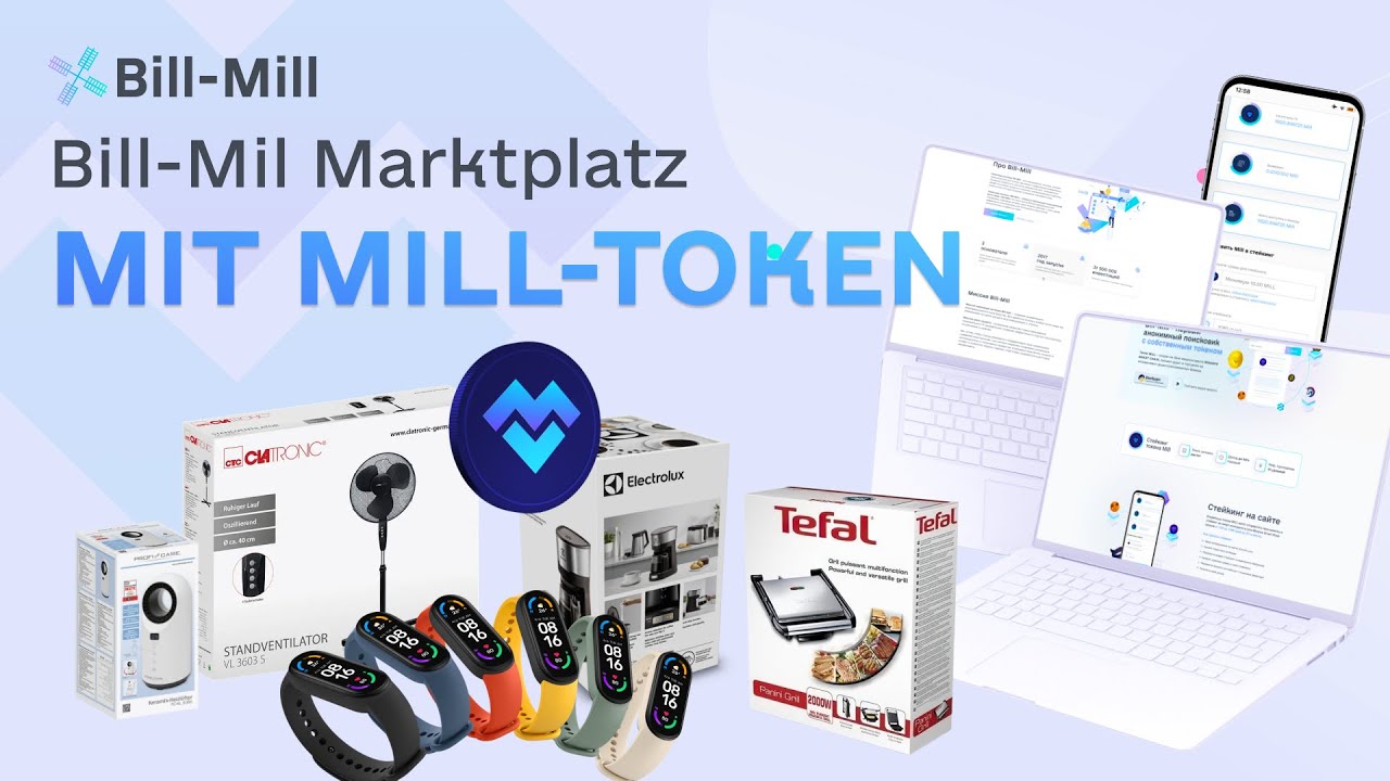 Bill-Mil Marktplatz mit MIlL-Token!