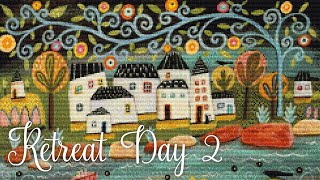 LIVE Stitch With Me #265 - 14ct Relaxing Stitching Retreat Day 2