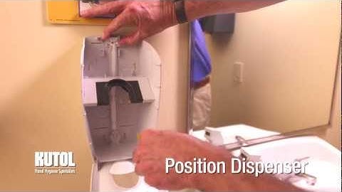 How to Install Kutol EZ Hand Hygiene Automatic No Touch Soap Dispenser