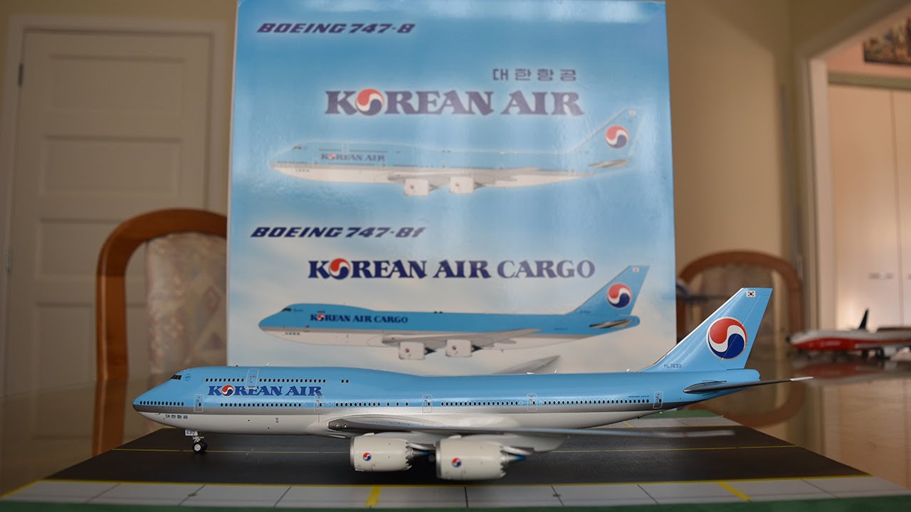 Jc Wings 1 200 Korean Air 747 8i Unboxing And Review