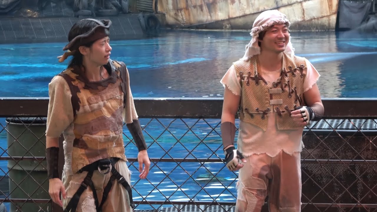 次やったら許さんからな♡【USJ ウォーターワールド 4K】Universal Studios Japan WATER WORLD