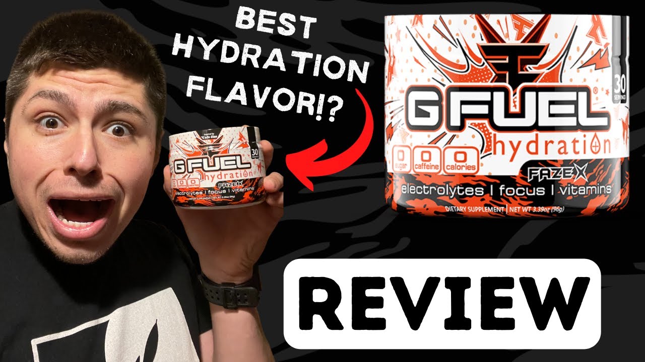 NEW Faze X GFUEL Hydration Flavor REVIEW! YouTube