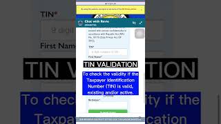 Introducing Revie 2.0 where you can verify and validate your Taxpayer Identification Number (TIN) screenshot 4