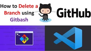 How to Delete a Branch using Gitbash || Github For Beginners @datatechinfo || Learn Git from Basics