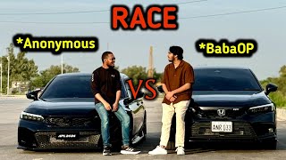 STAR ANONYMOUS VS BABA OP RACE ( Civic Vs Civic )