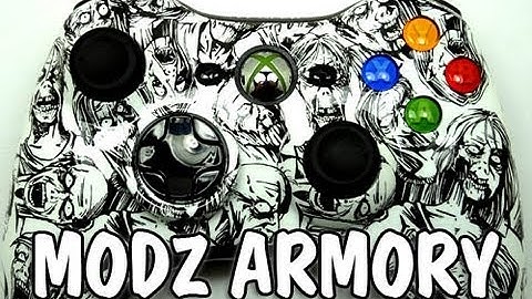 Custom Zombie Xbox 360 Controller | Modz Armory