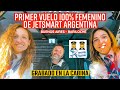 PRIMER VUELO 100% FEMENINO 👩‍✈️ DE JETSMART ARGENTINA 🇦🇷✈️ - CRÓNICA EN CABINA