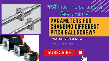 How to do ballscrew pitch calculation with fanuc parameter