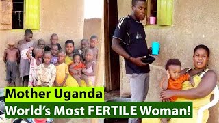 This Mother of 44 children is the most fertile woman in the world @ 36!