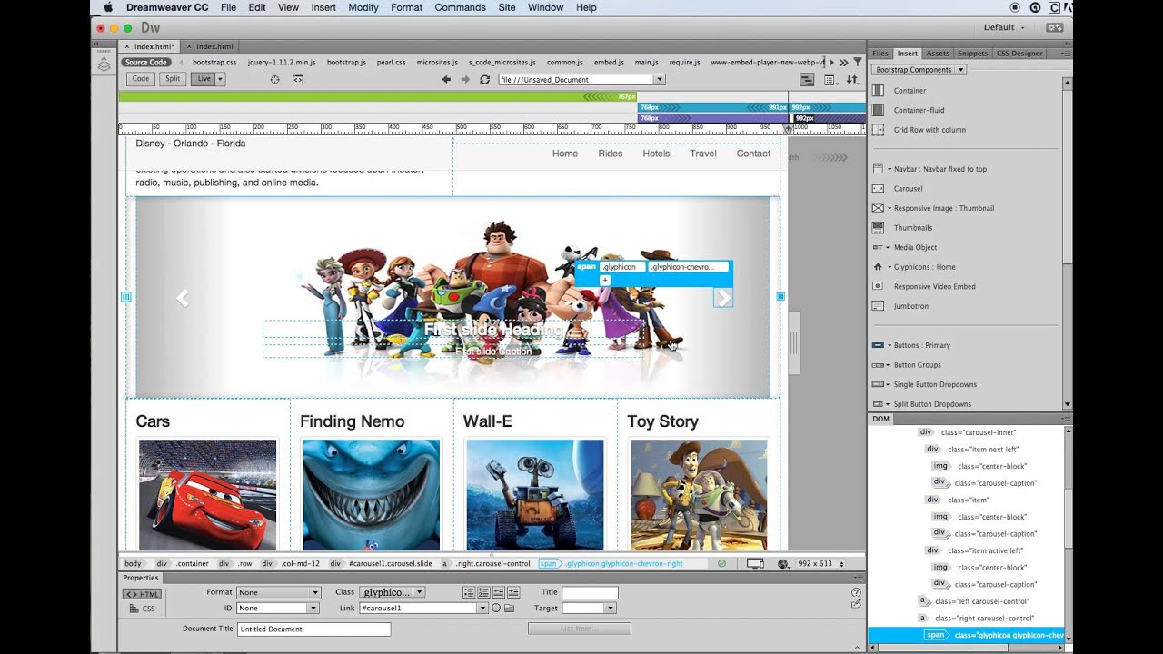 Bootstrap Adding A Carousel Image Gallery YouTube