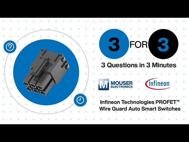 Infineon Technologies PROFET™ Wire Guard Auto Smart Switches: 3 for 3